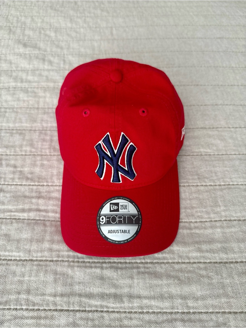 New Era New York Yankees “Limp Bizkit” 9FORTY Adjustable Hat - Scarlet Red